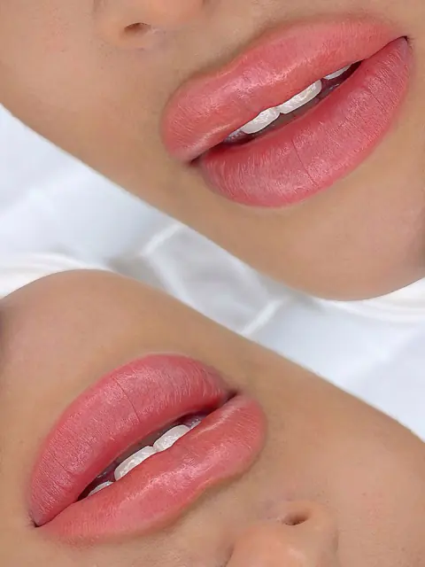 Labios en tono nude rosado